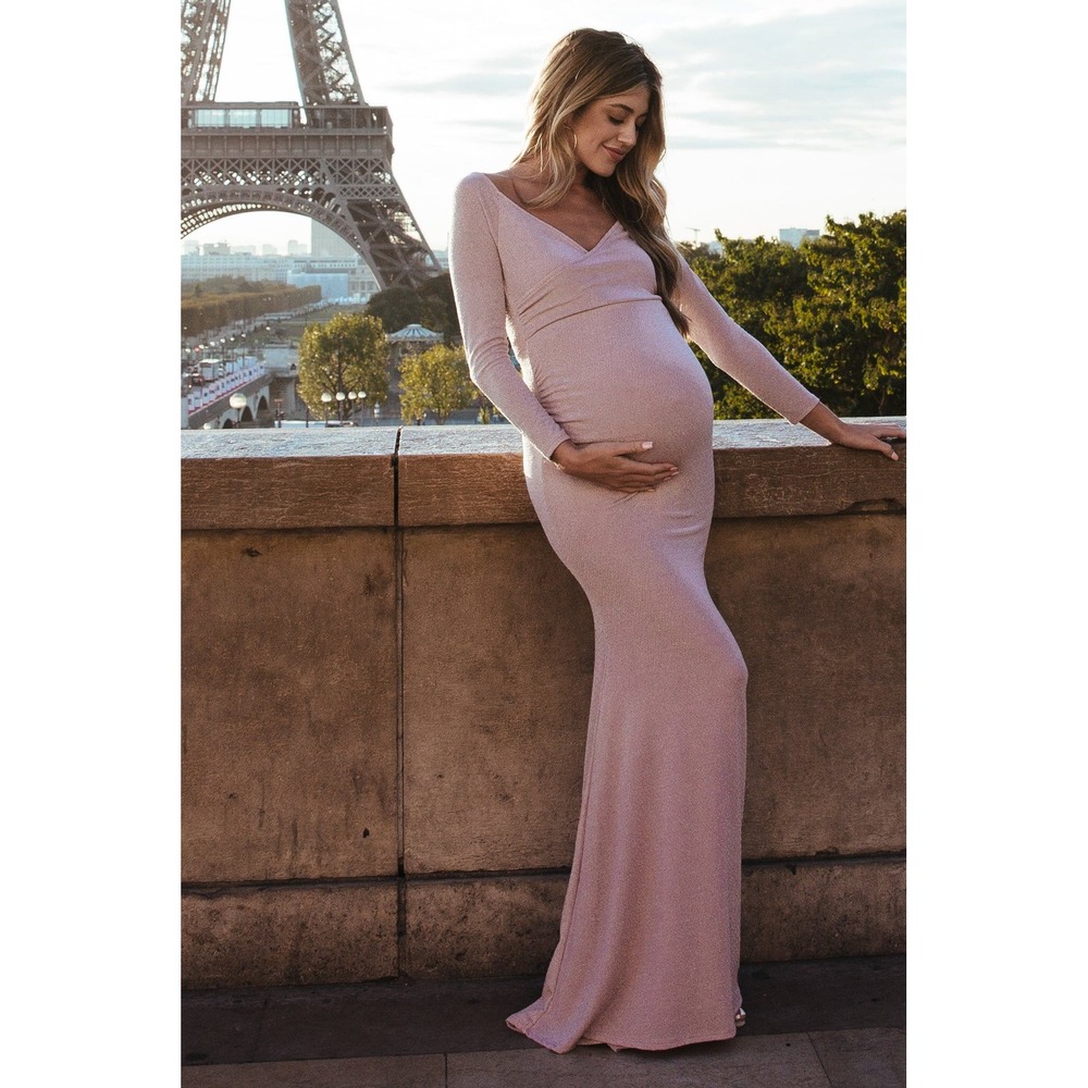 Pinkblush Elegant Pink Maternity Dress